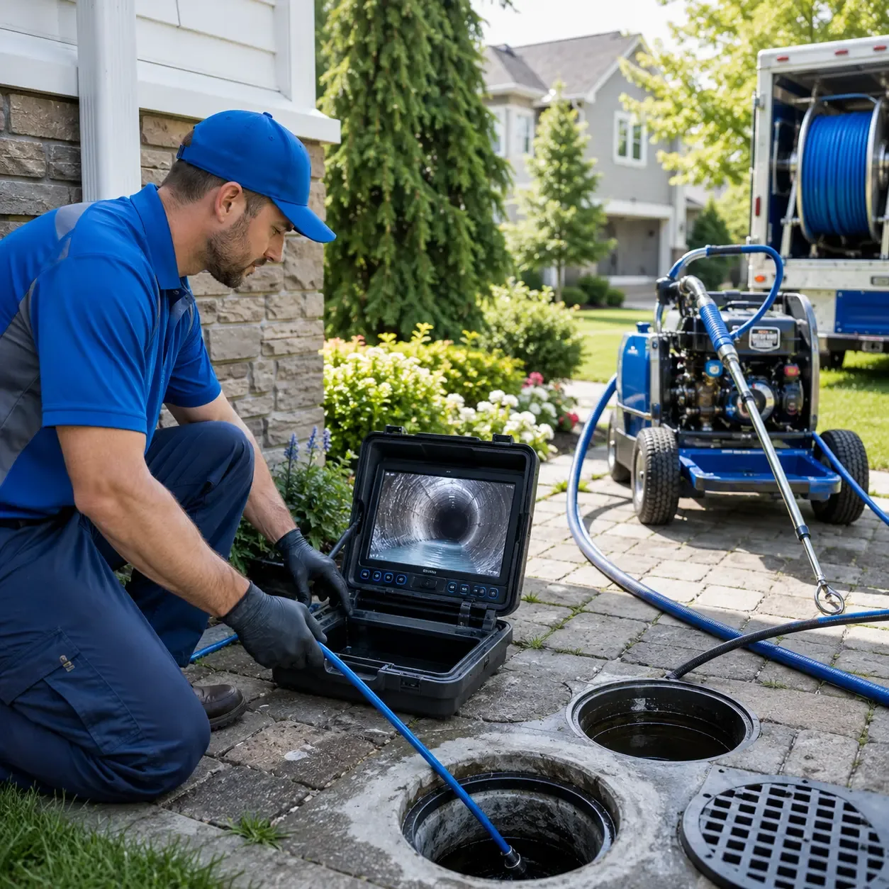Outdoor drain cleaning professionals serving Newport News, VA
